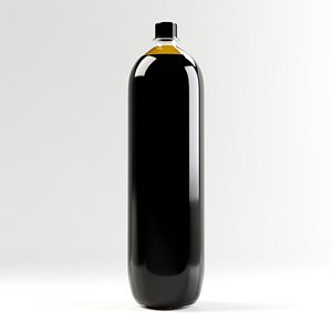 Plastic Bottle 2 Liters 3D model
