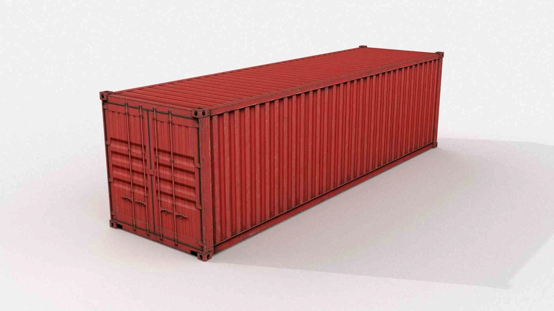 Low-poly Shipping Container Collection - TurboSquid 2638635