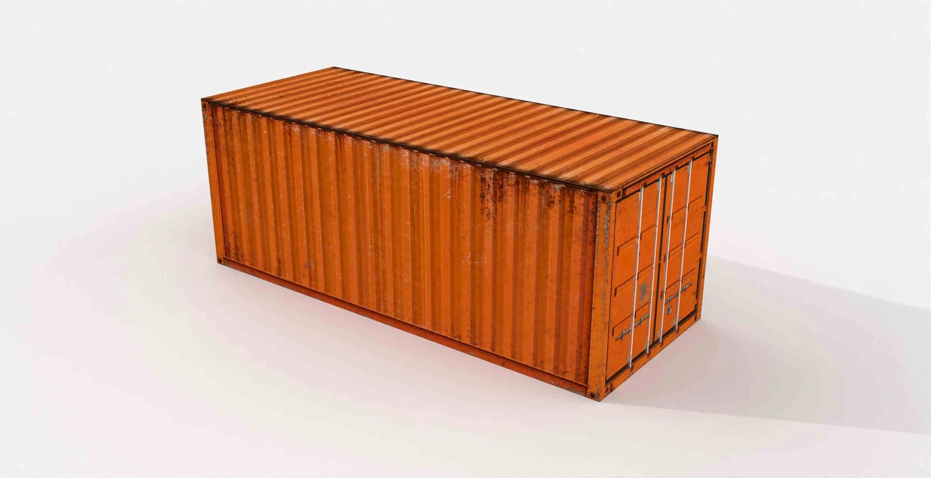 Low-poly Shipping Container Collection - TurboSquid 2638635