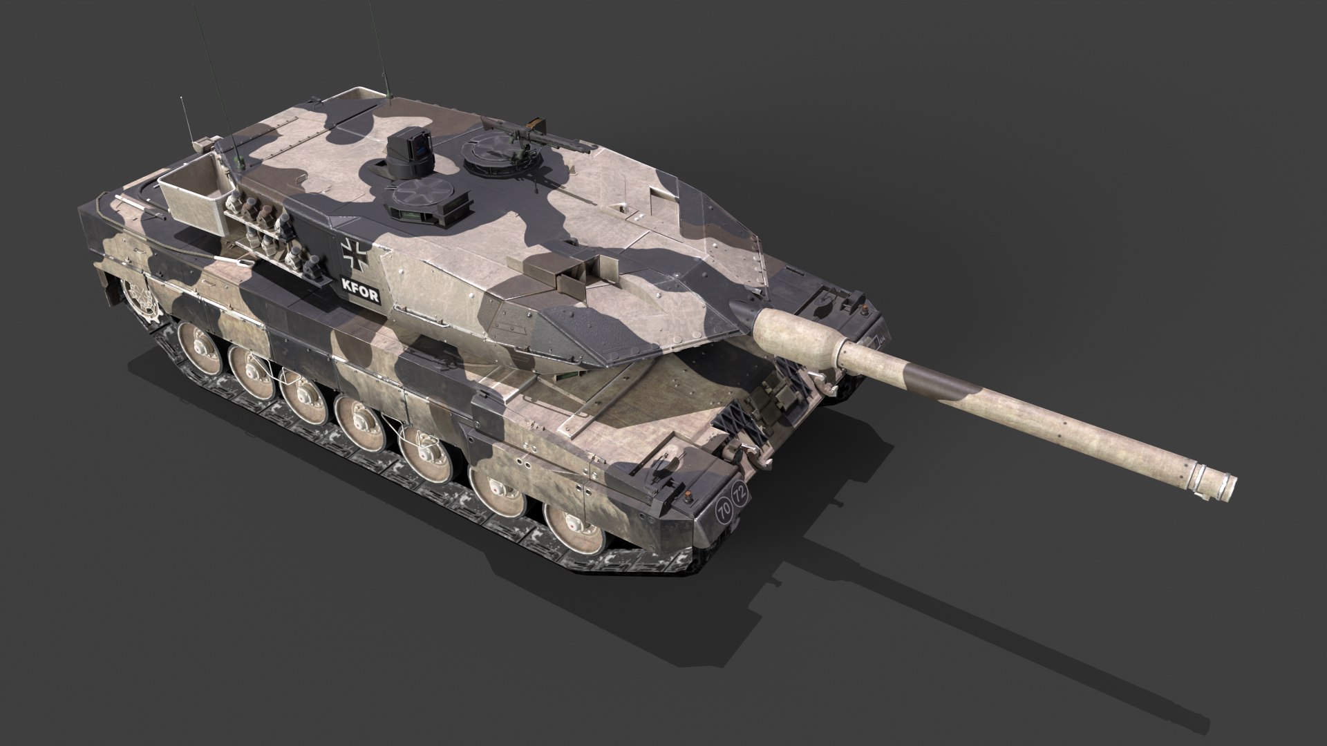 3D model Leopard 2A6M Pack https://p.turbosquid.com/ts-thumb/Av/T12mfK/eC/tbrender015/png/1736346976/1920x1080/fit_q87/06c182903c8f29b47100207926ac090d6c4153c0/tbrender015.jpg
