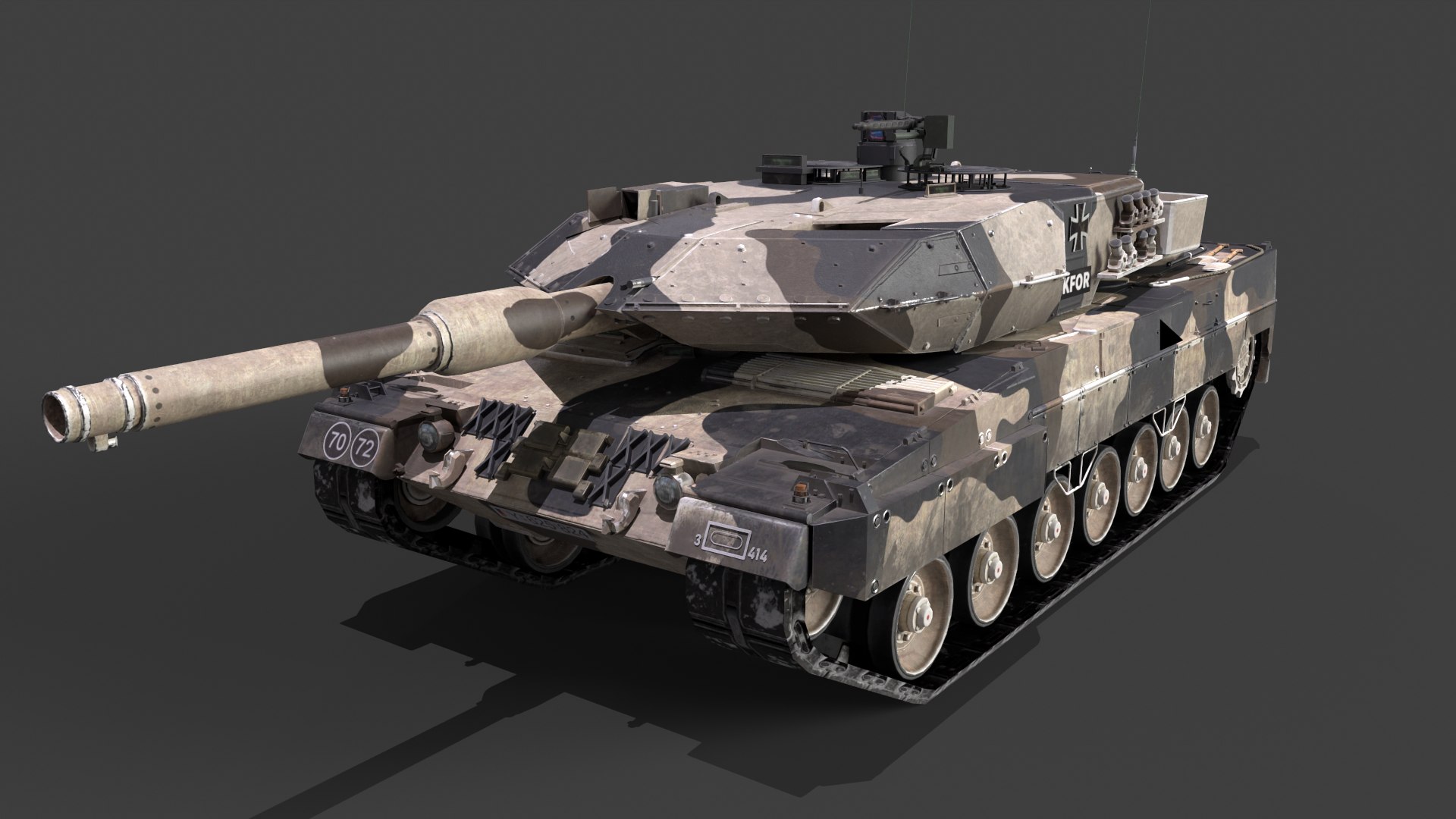 3D model Leopard 2A6M Pack https://p.turbosquid.com/ts-thumb/Av/T12mfK/qi/tbrender003/png/1736346971/1920x1080/fit_q87/fc1a663e79579d1add16a8aa88b13a5a88c94572/tbrender003.jpg