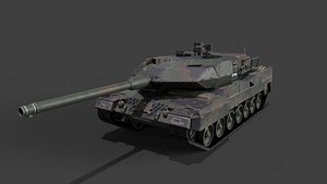 3D model Leopard 2A6M Pack