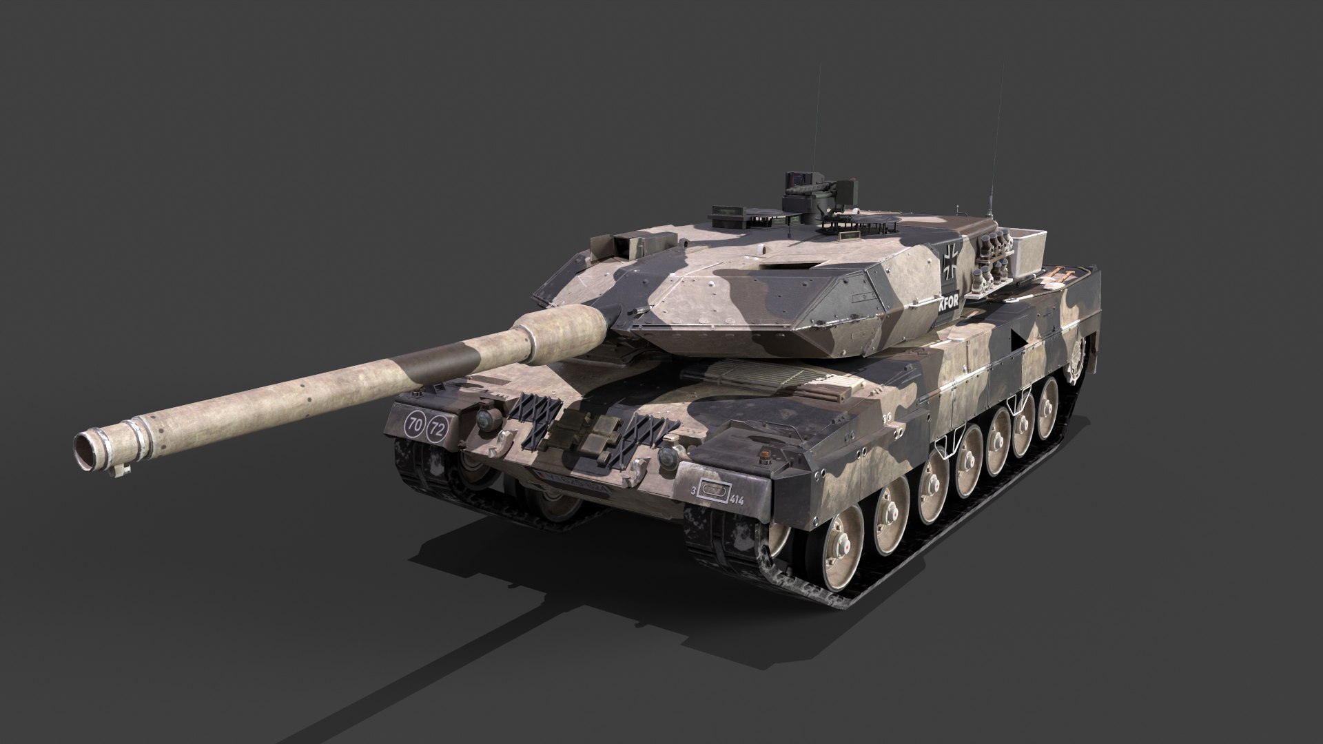 3D model Leopard 2A6M Pack https://p.turbosquid.com/ts-thumb/Av/T12mfK/yc/tbrender004/png/1736346971/1920x1080/fit_q87/44da6925c9292785cc383cfd95d91d75b2c0db67/tbrender004.jpg