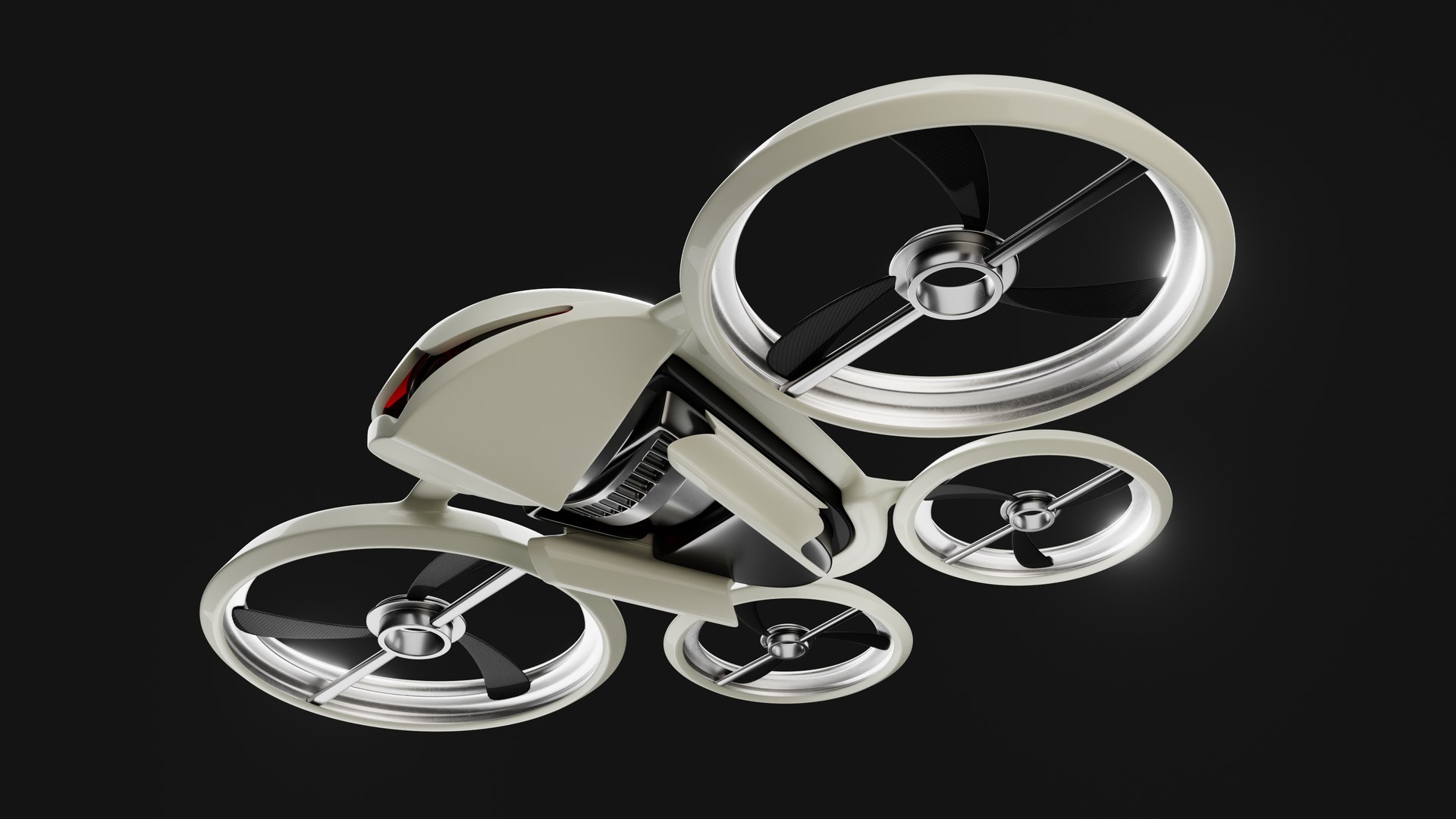Futuristic Sci-Fi Drone 3D Model - TurboSquid 2261146