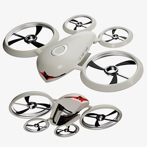Futuristic Sci-Fi Drone
