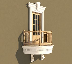 Balcony Windows 4 model