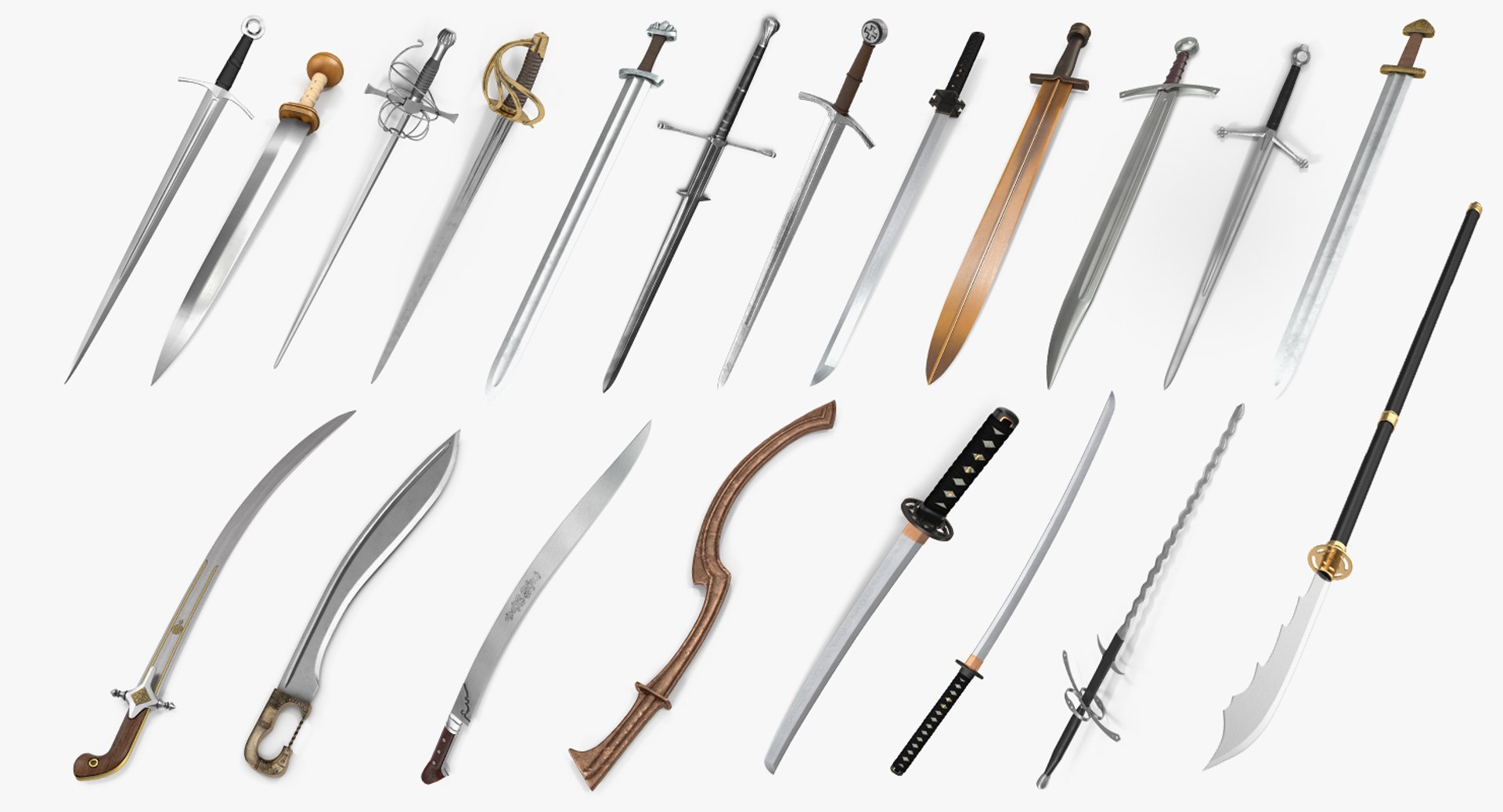 swords 2 3D model https://p.turbosquid.com/ts-thumb/Av/i56ajN/Fi8f4rG5/swordscollection2c4dmodel002/jpg/1584406407/1920x1080/fit_q87/834adb23ad2e0445bfd73610462a1ab8914c54bd/swordscollection2c4dmodel002.jpg