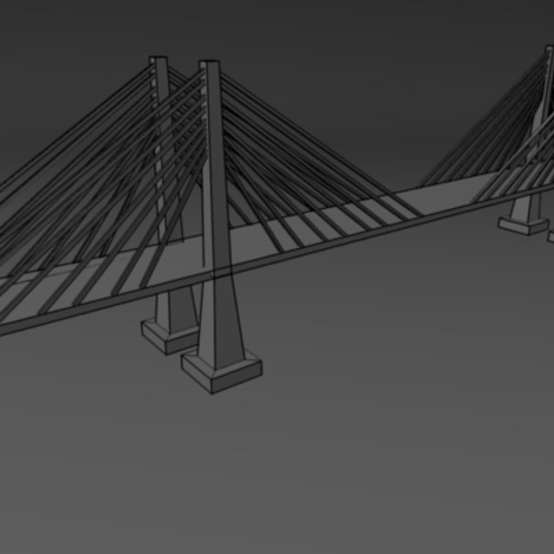 3ds Bridge Polygonal