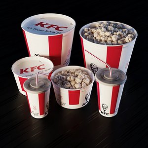 3D kfc popcorn
