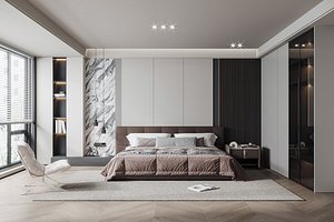 3D Modern bedroom
