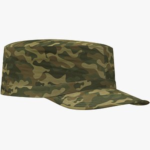3D army patrol cap s model