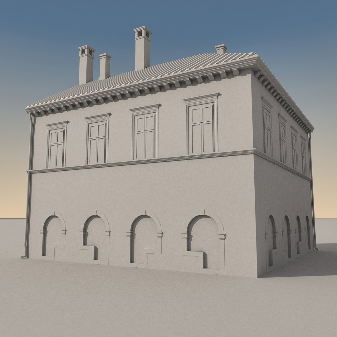 3d Model Building Italian