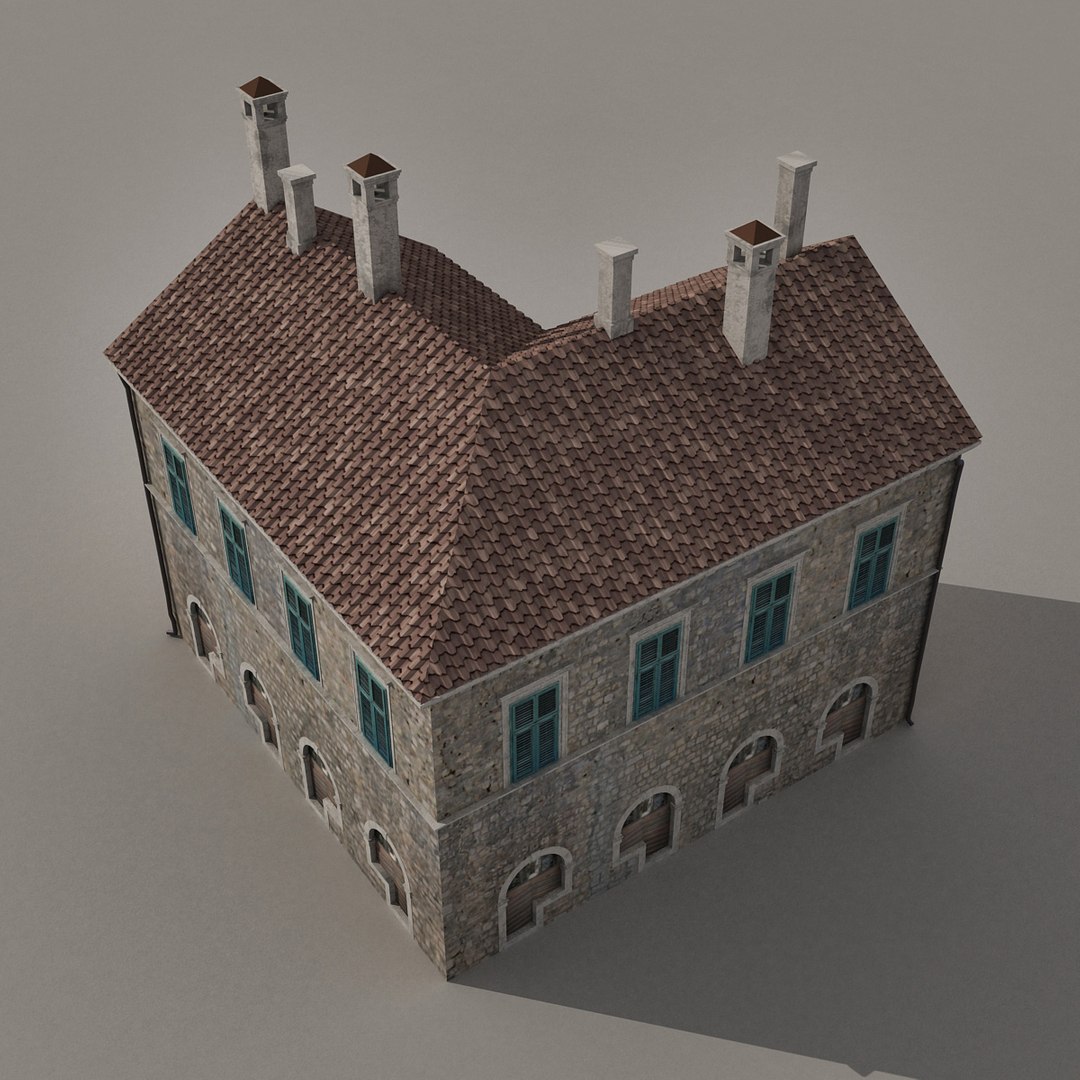 3d Model Building Italian