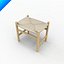 Hans Wegner CH53 Sgabello