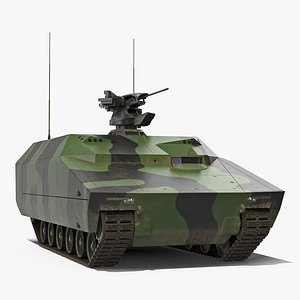 KF41 Lynx Command Variant Dirty Rigged 3D Model