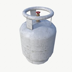 gas cylinder 3d max