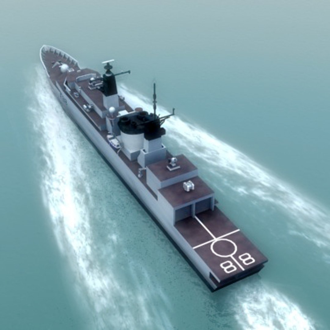 Royal Navy Type22 3d Model