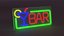 Insegna da tavolo al neon