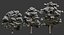 Pinus sylvestris #6. H7-10m. Winter. Three tree set