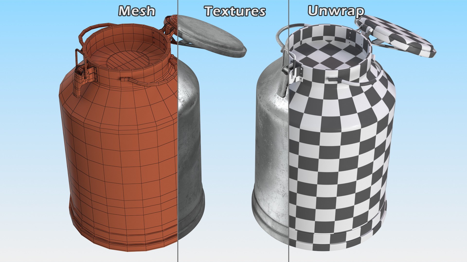 Aluminum Milk Bucket Can Full Old 3D model https://p.turbosquid.com/ts-thumb/Aw/L3hEBC/ix/aluminummilkbucketcanfulloldmb3dmodel014/jpg/1653435112/1920x1080/fit_q87/d7eb88f8f67681ea91ea7861dcaa85eebcdada8b/aluminummilkbucketcanfulloldmb3dmodel014.jpg