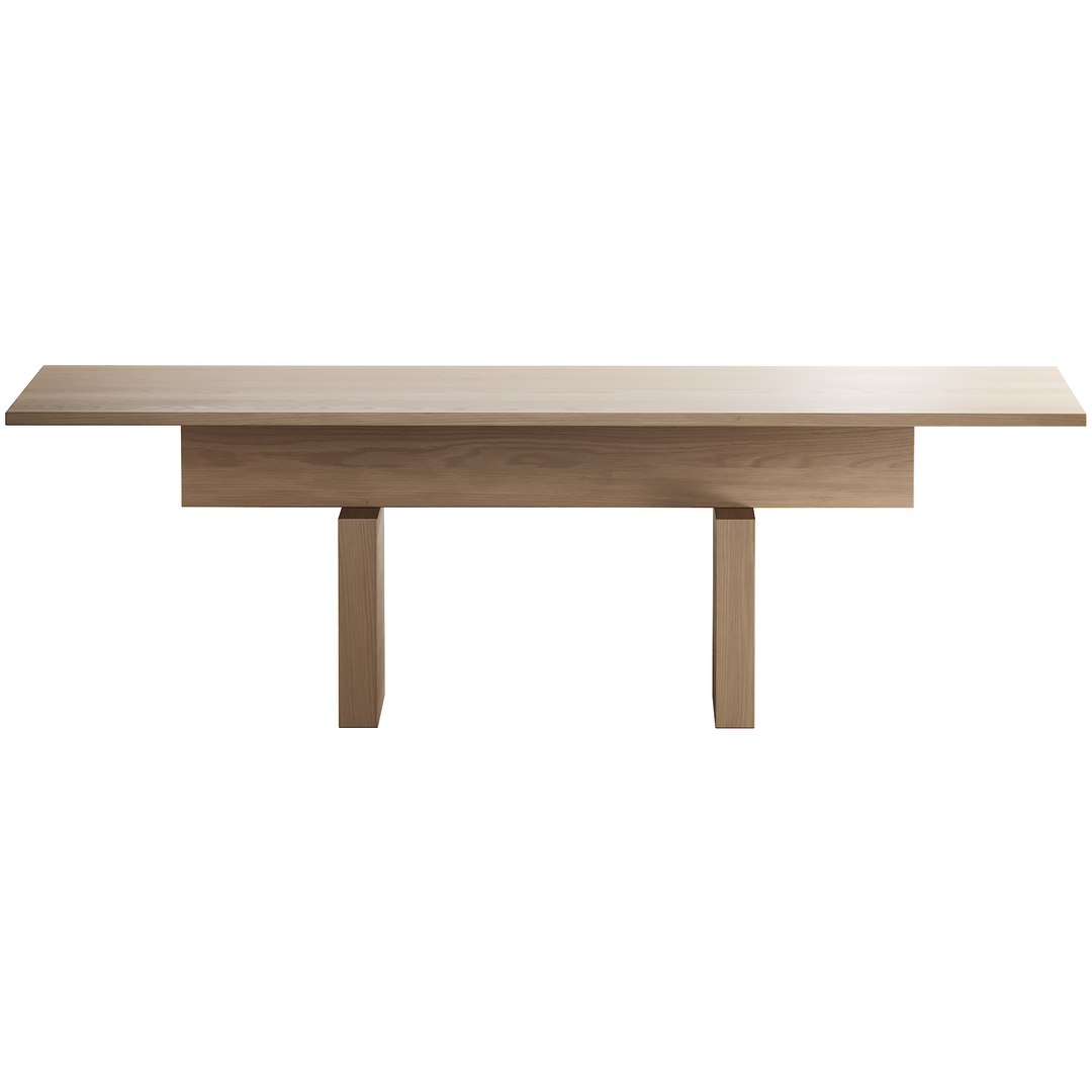 3D Model 320 Resident Plane Dining Table 2 Colors 4 Size Options ...