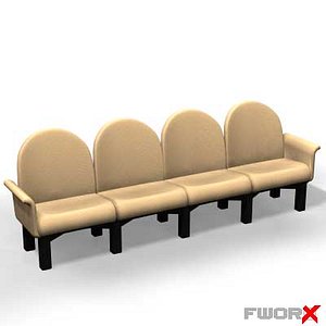 3dsmax chair waiting