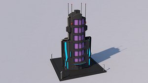 Sci Fi Buillding 3D model