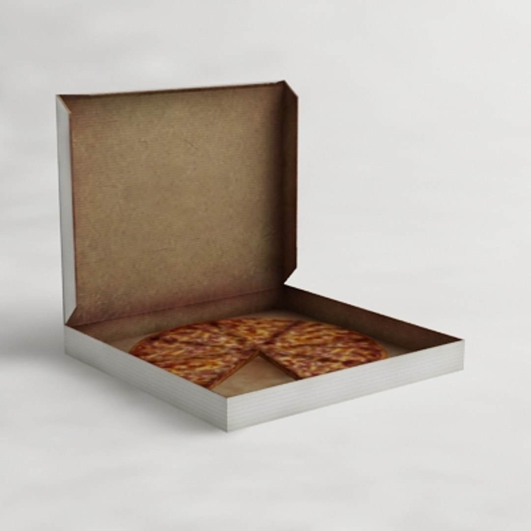 3d Pizzas Boxes