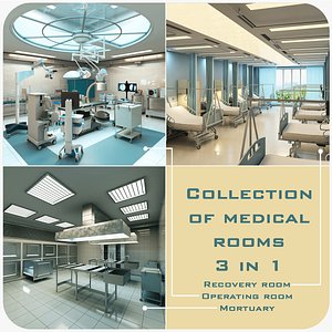 3d model medical rooms