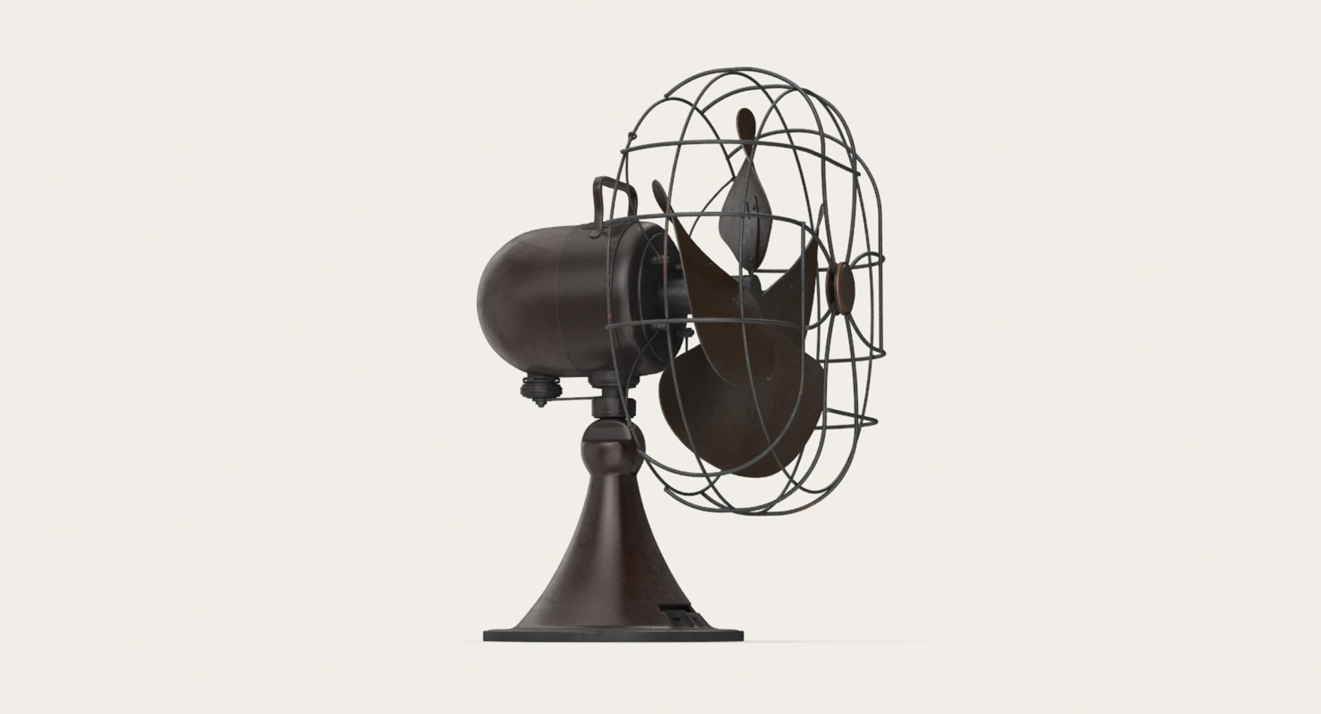3d Desk Fan Model