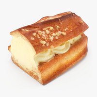 Vanilla Eclair Cut