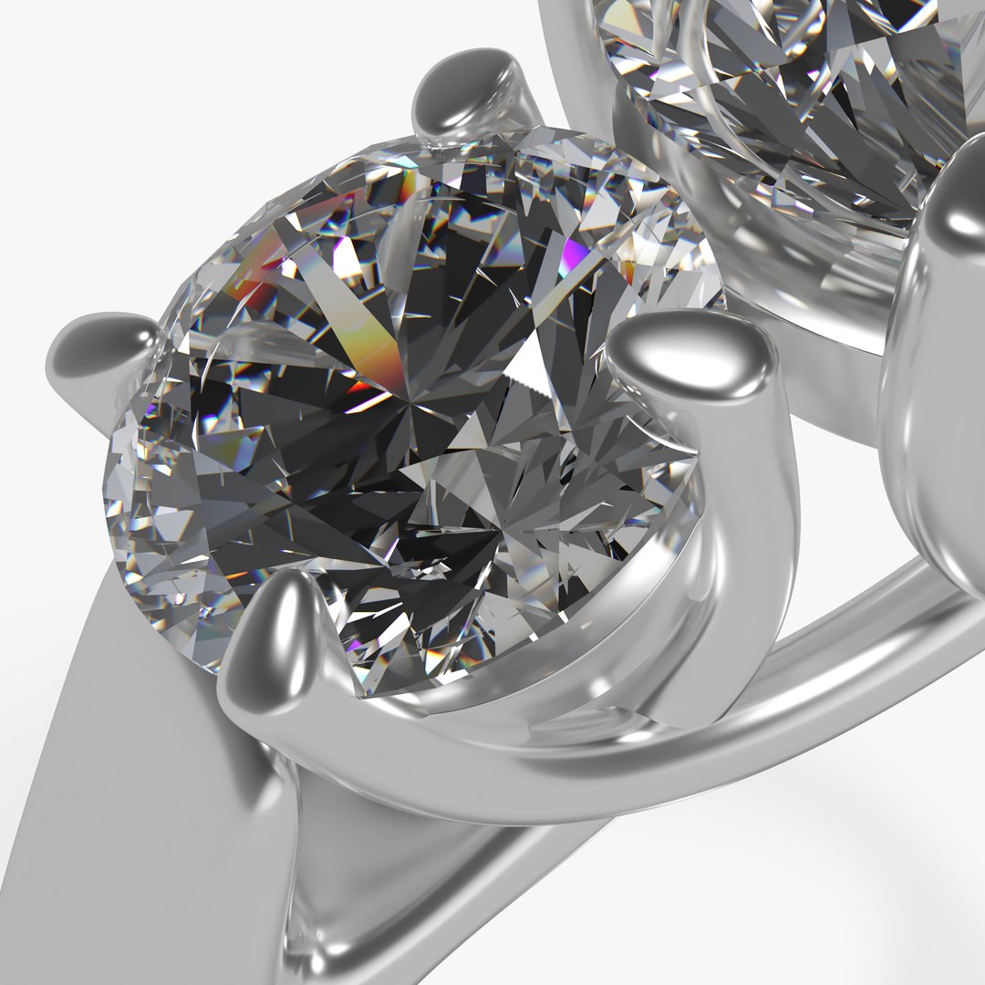 3D Trellis Diamond Ring model - TurboSquid 2058398