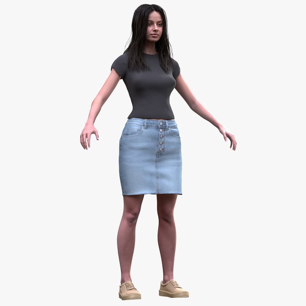 Woman - Summer Outfit 2 3D model