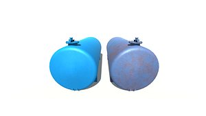 horizontal tank 3D model