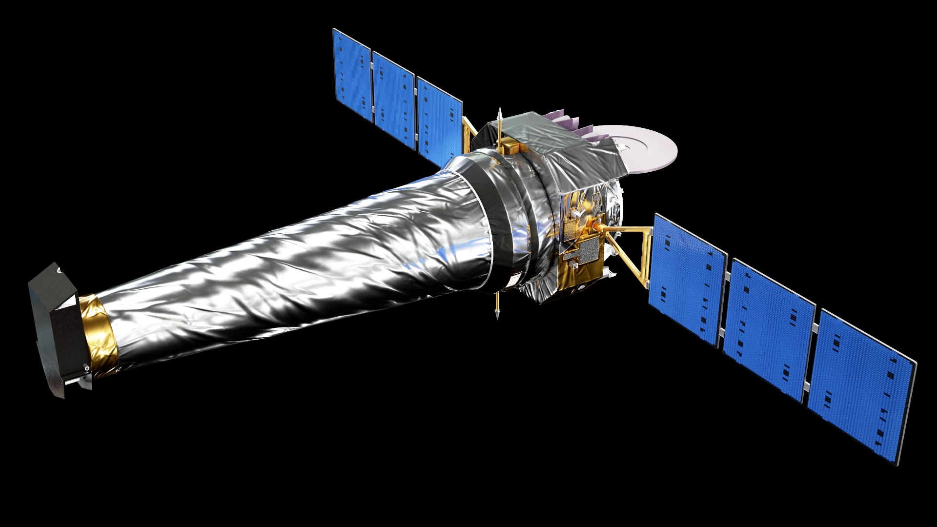 3D Model Chandra X-ray Observatory Spacecraft - TurboSquid 1462048