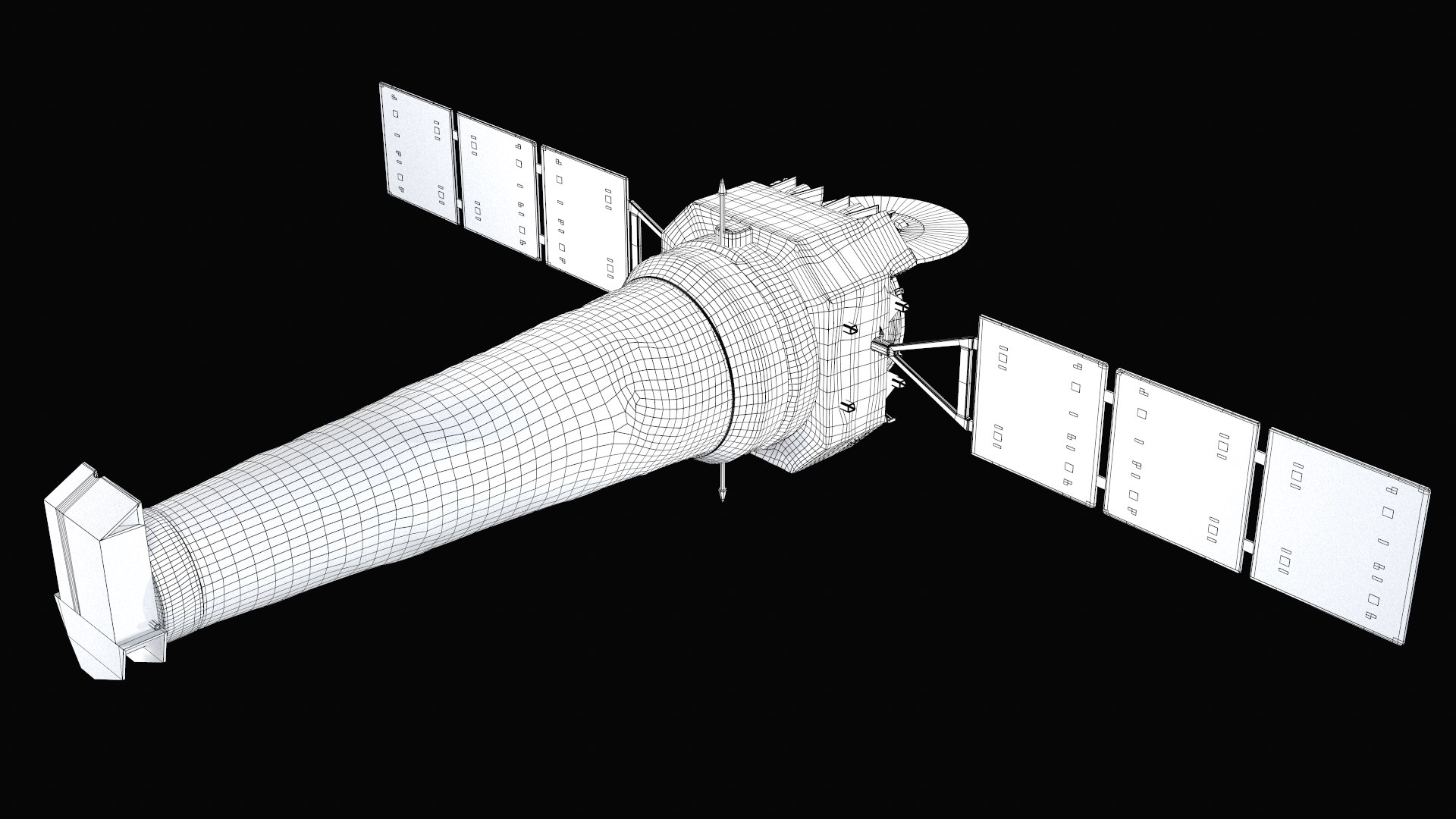 3D Model Chandra X-ray Observatory Spacecraft - TurboSquid 1462048