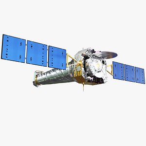 3D model chandra x-ray observatory spacecraft