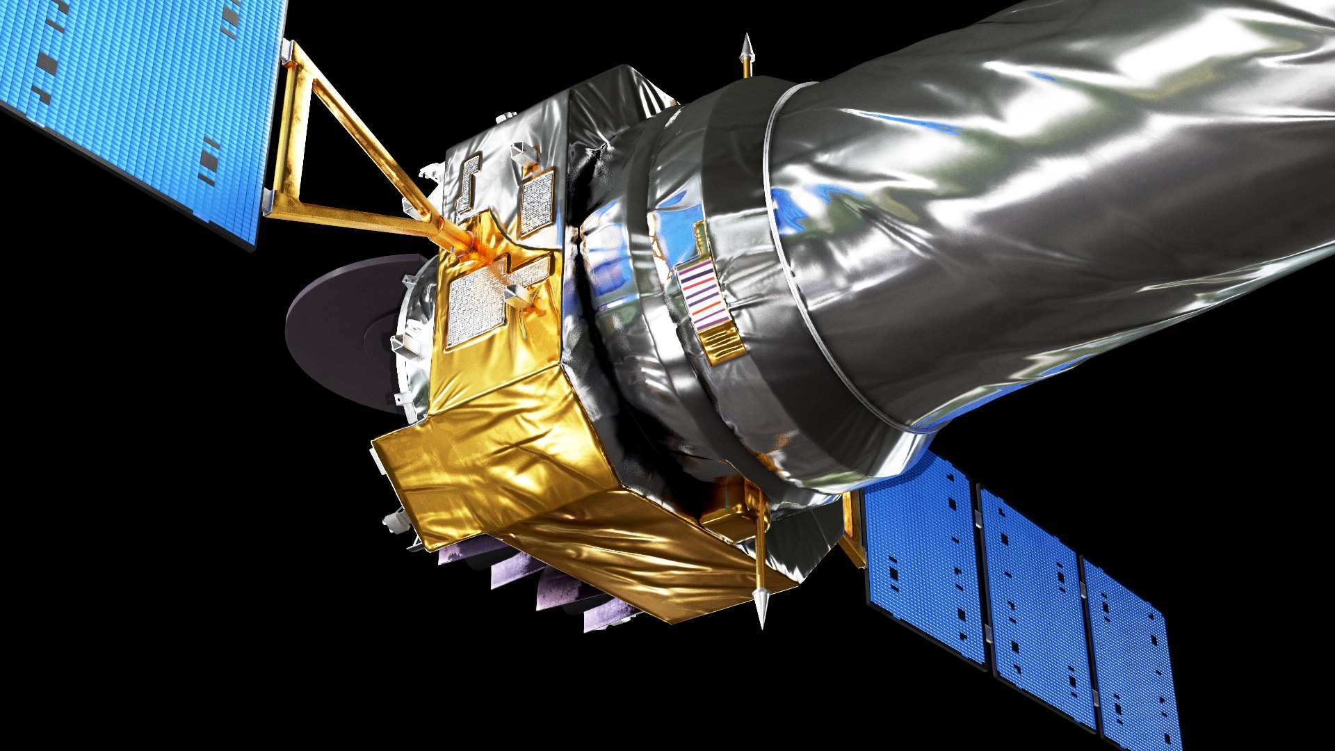 3D Model Chandra X-ray Observatory Spacecraft - TurboSquid 1462048
