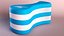 Swim Training Pull Buoy Speedo Blue and White