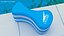 Swim Training Pull Buoy Speedo Blue and White