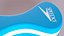 Swim Training Pull Buoy Speedo Blue and White