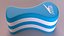 Swim Training Pull Buoy Speedo Blue and White