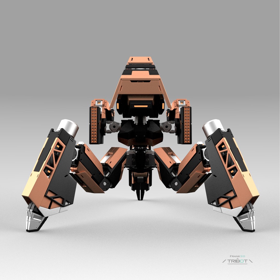 modelo 3d Tribot 112F - TurboSquid 1523285