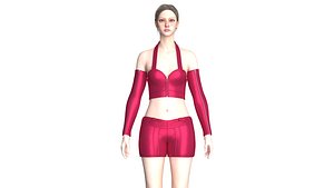 Girls Bralette With Shorts - Second life Outfit