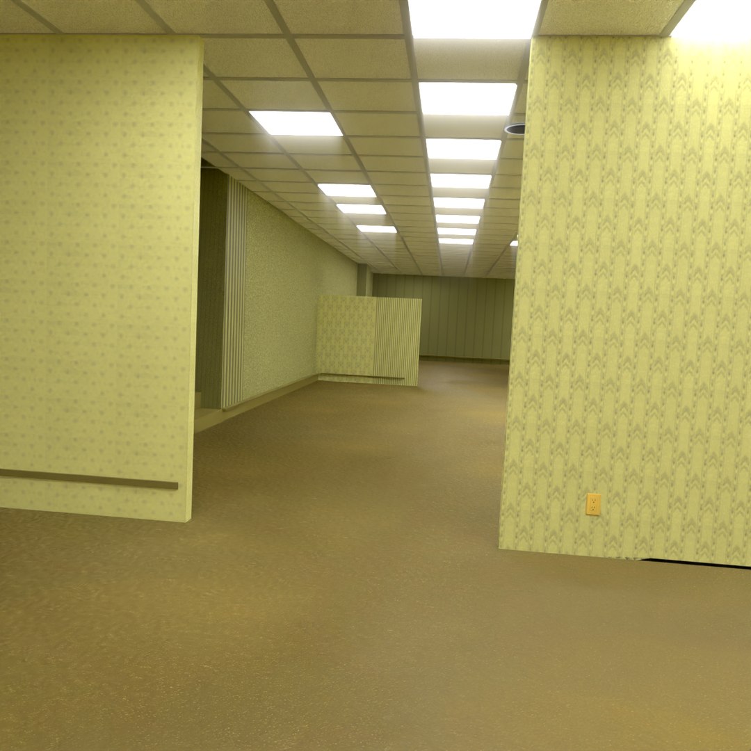 The Backrooms 3D Model TurboSquid 1881246