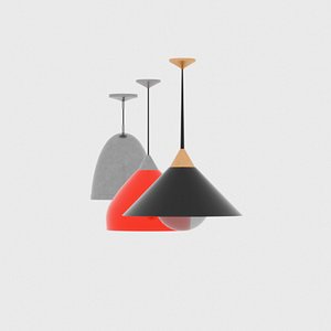 Hanging Lights Pack PBR Game Ready Low-poly
