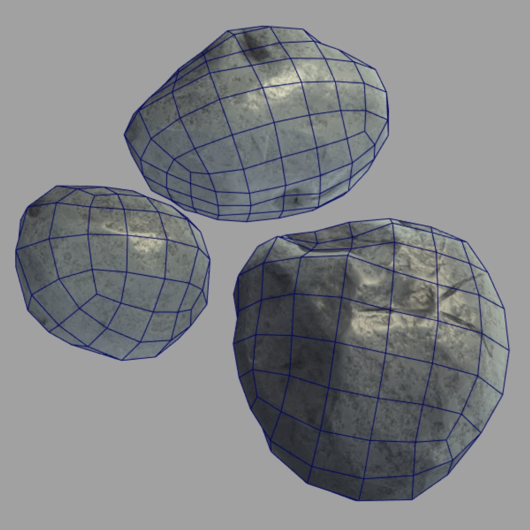 3d Model Rocks