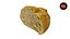 Mezzo pane tondo italiano - Scansione 3D ad estrema definizione