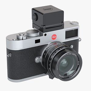 3D Leica M11 Rangefinder Camera model