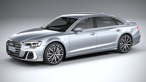 Audi A8L 2022 3D model